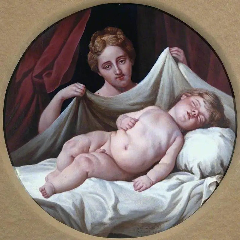 Mor og barn - George Stubbs