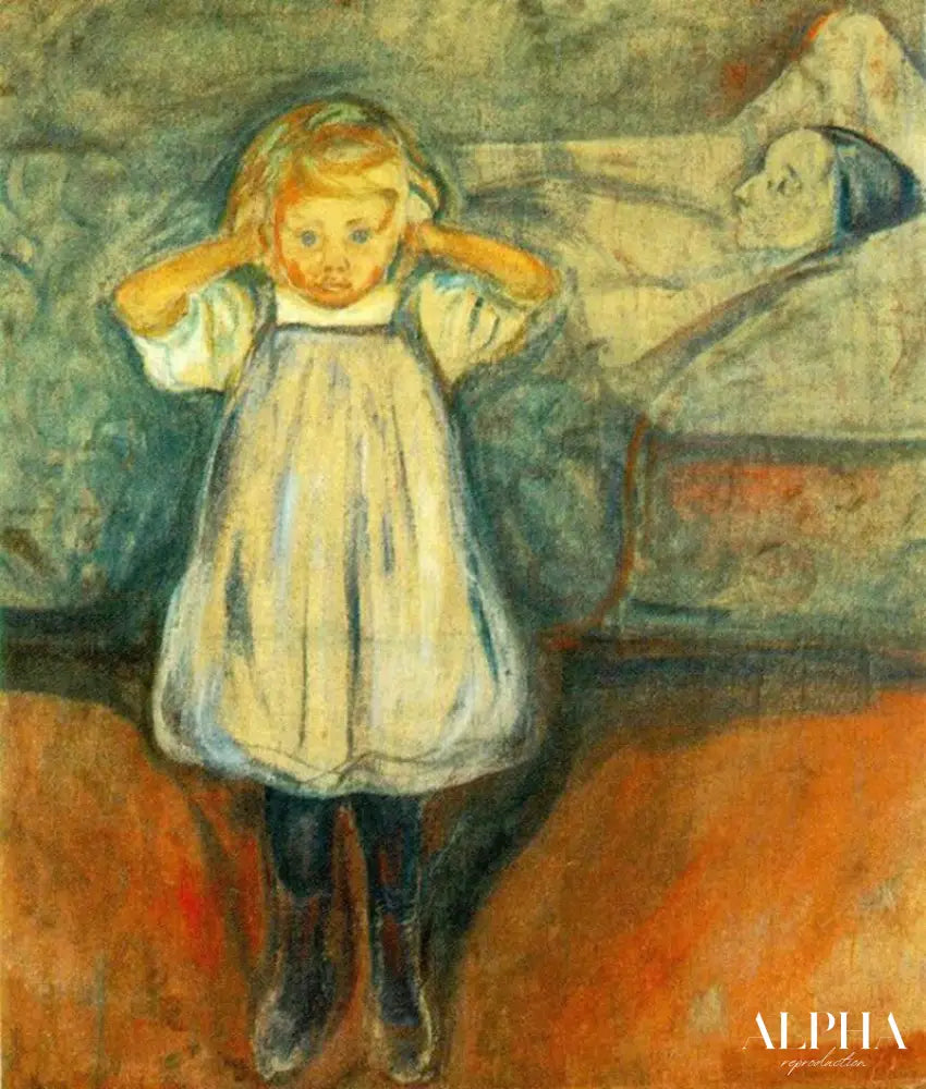 Mère morte et l'enfant - Edvard Munch - Reproductions de tableaux et peintures haut de gamme