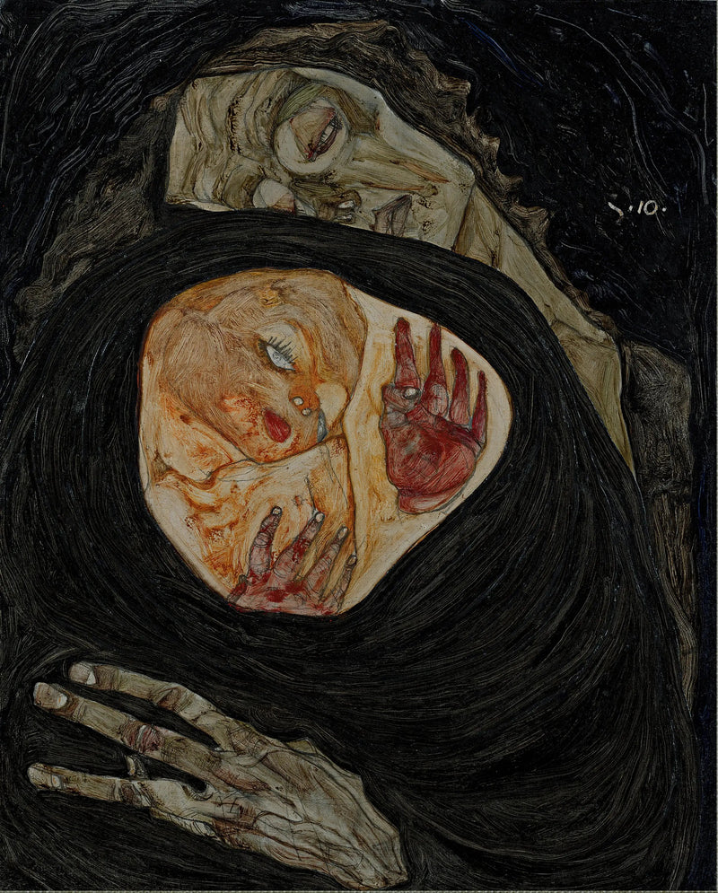 Død Mor I - Egon Schiele