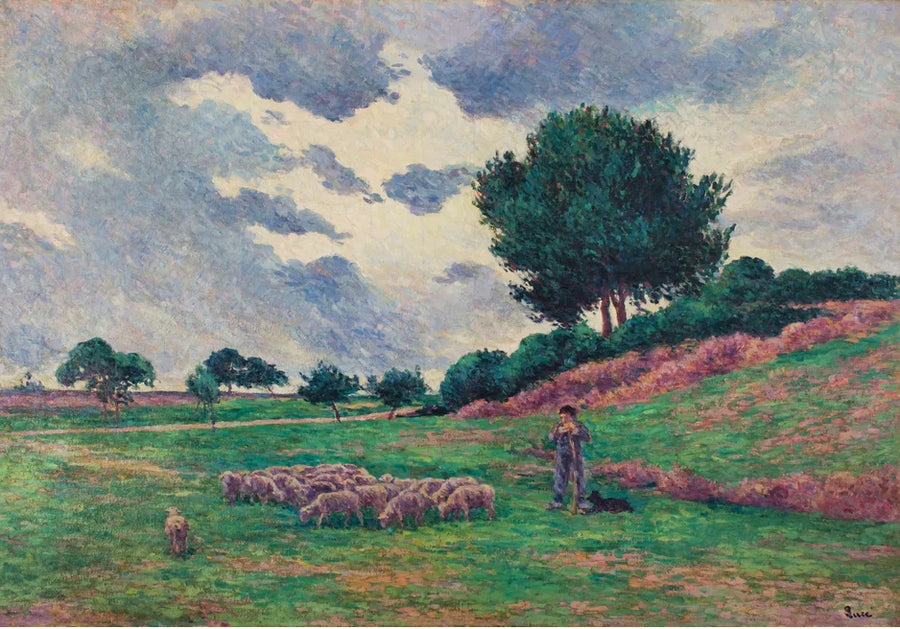 Méréville, fåreflokken - Maximilien Luce