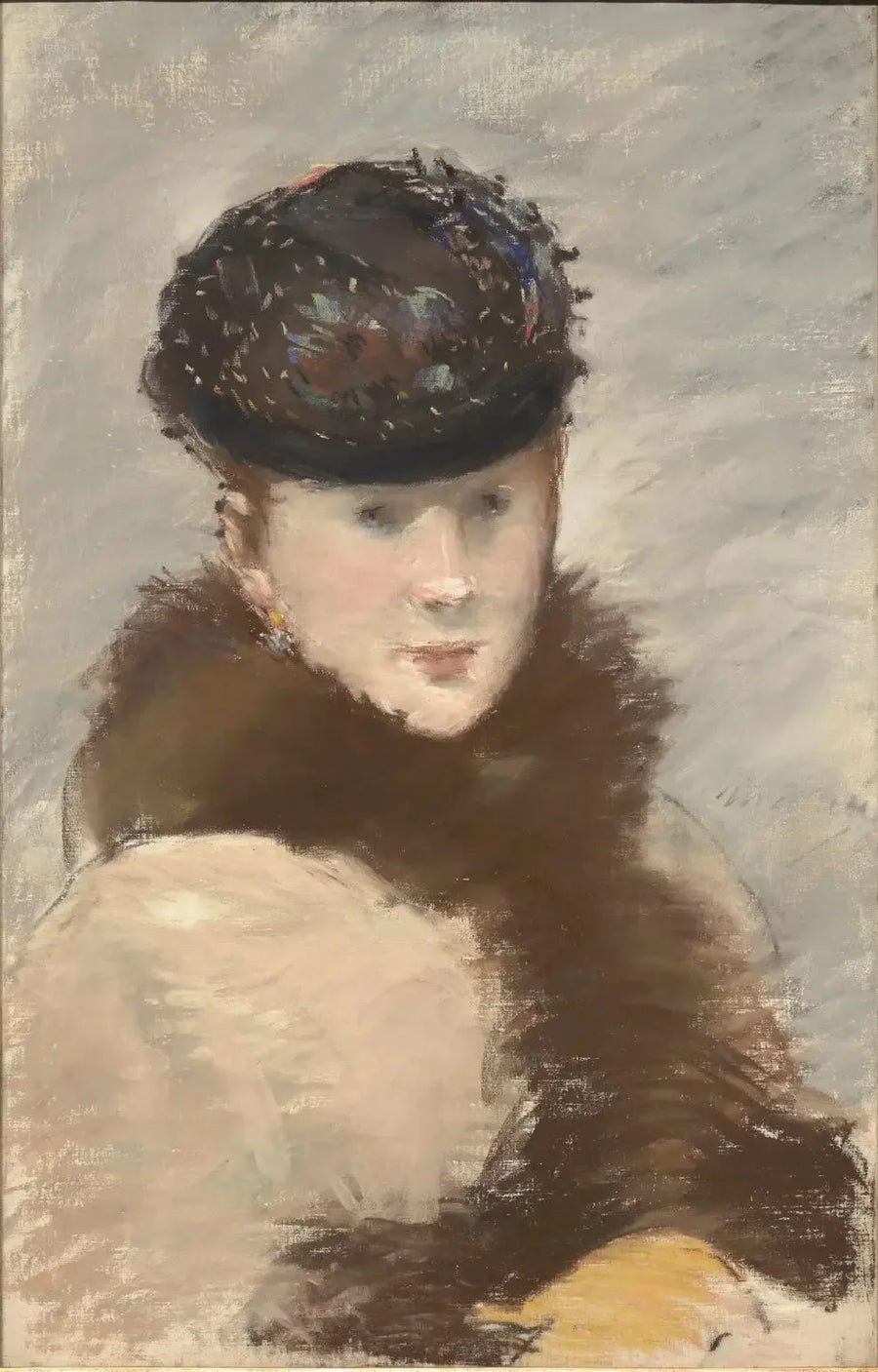 Méry Laurent med den lille hat - Édouard Manet