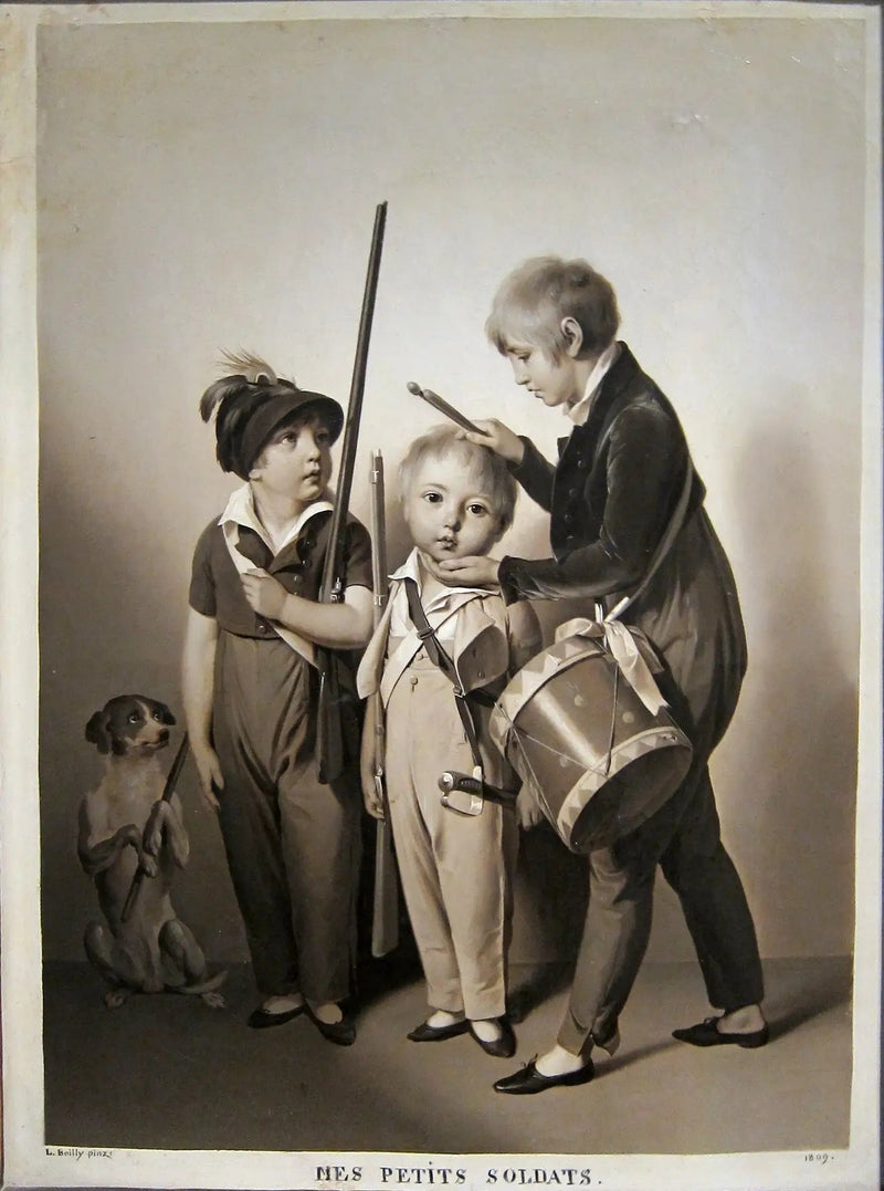 Mine små soldater - Louis-Léopold Boilly