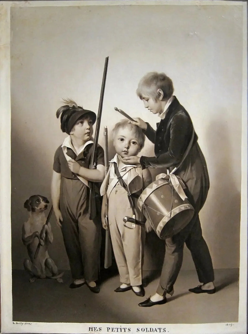 Mine små soldater - Louis-Léopold Boilly