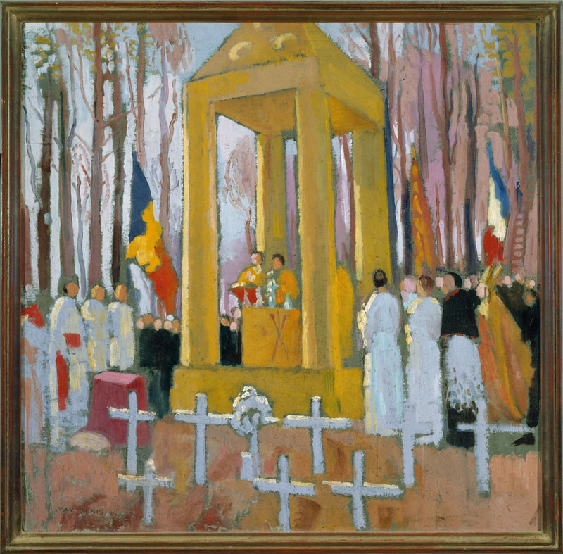 Messe foran Ernest Psicharis grav - Maurice Denis