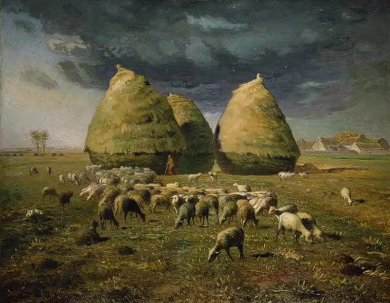 Høstflaer, efterår - Jean-François Millet