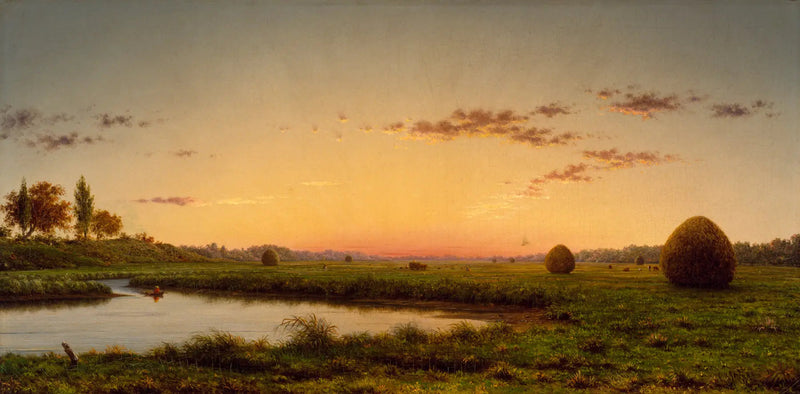 Høballer i Newburyport-sumpene - Martin Johnson Heade