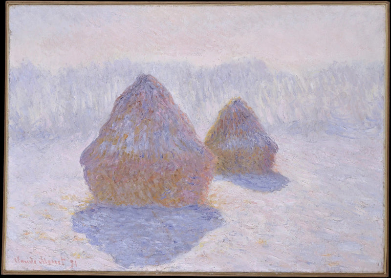 Møller, vintereffekt - Claude Monet