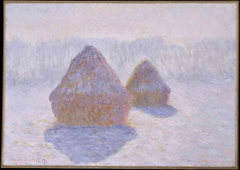 Møller, vintereffekt - Claude Monet