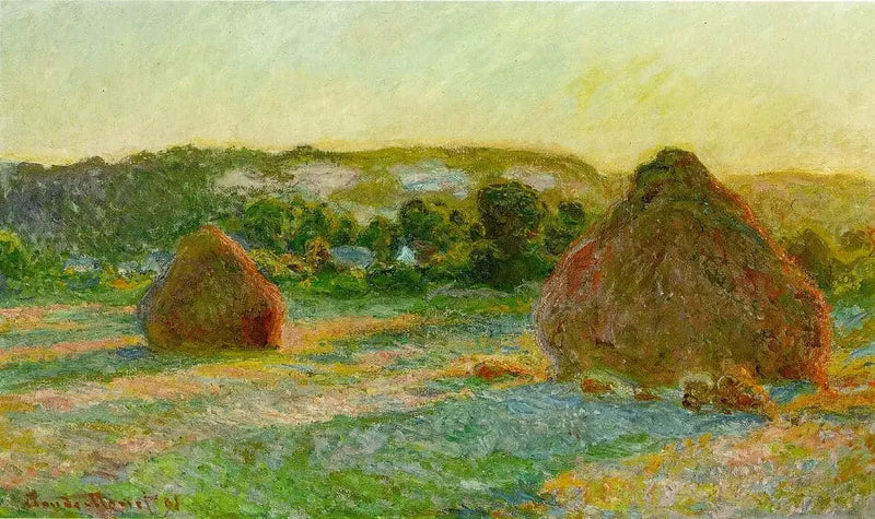 Meules, sensommer - Claude Monet