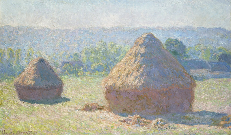 Slibeskiver, sensommer W1266 - Claude Monet