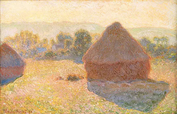 Møller, midt på dagen - Claude Monet