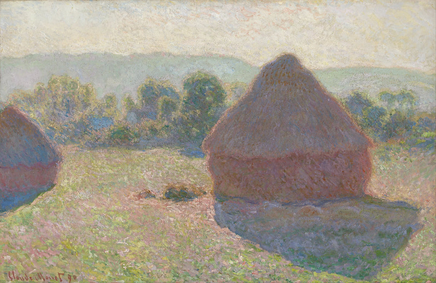 Møller, midt på dagen - Claude Monet