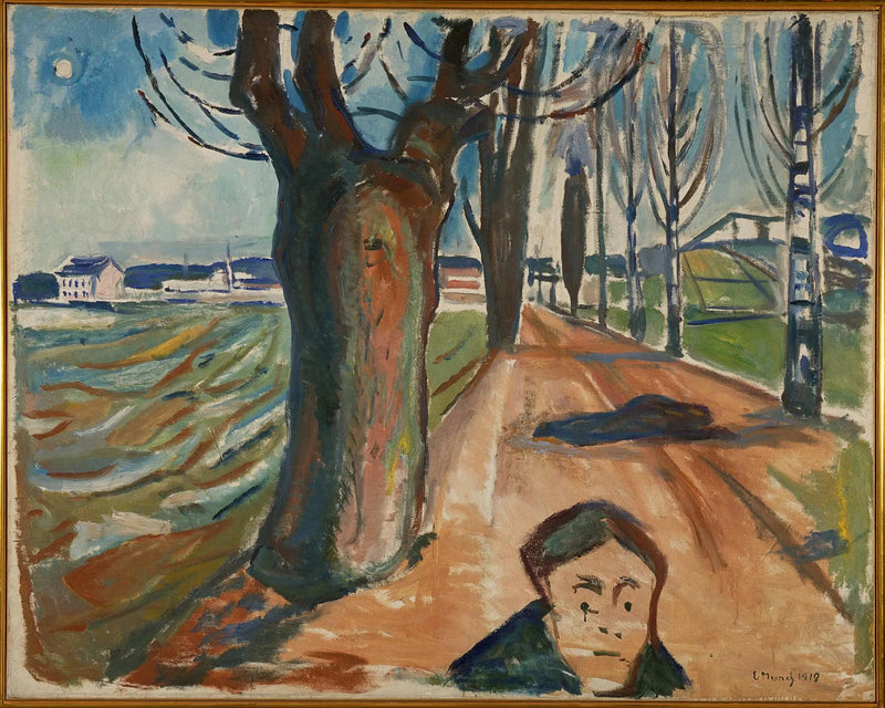 Mord på vejen - Edvard Munch