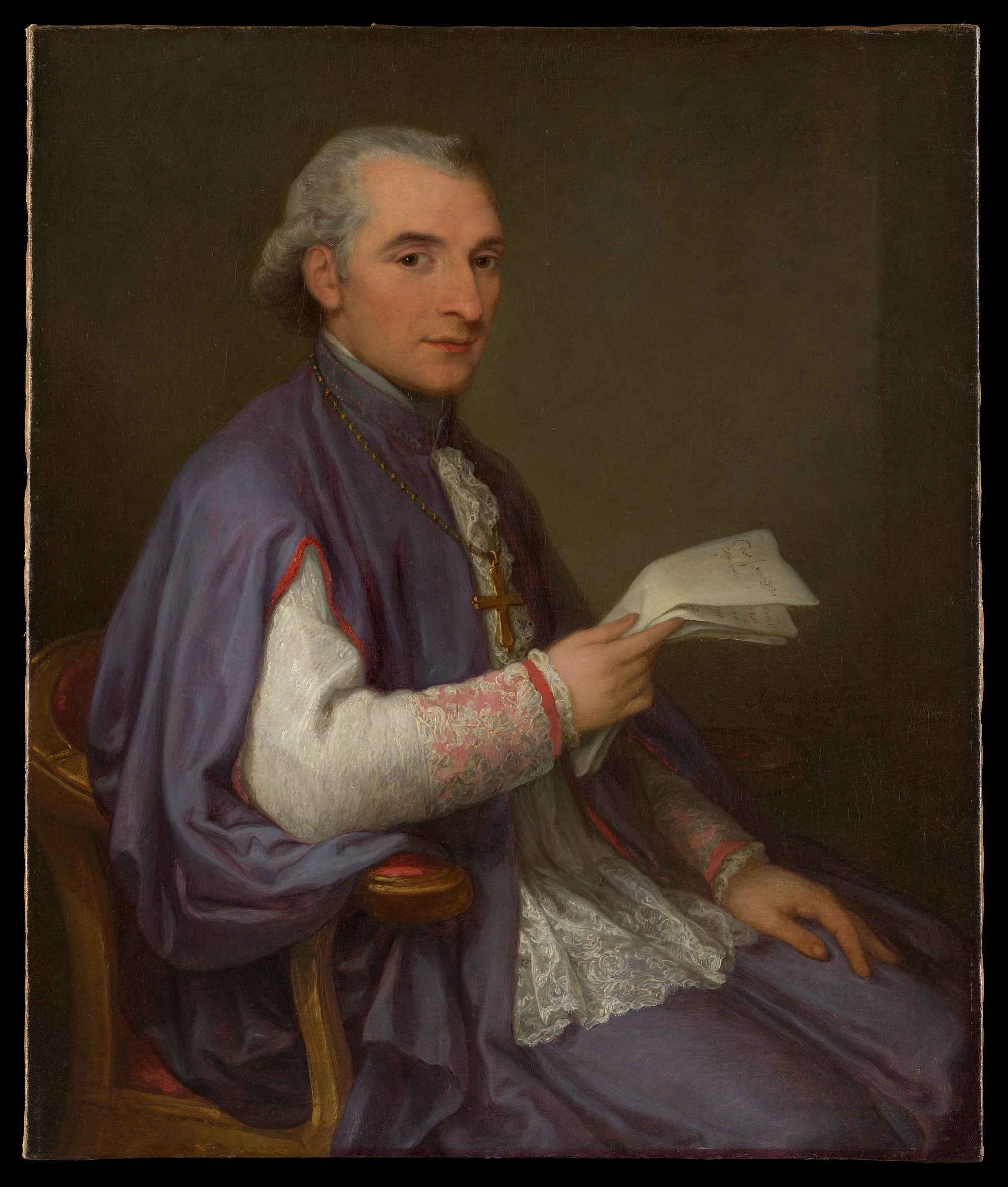 Mgr Giuseppe Spina (1756-1828) - Angelica Kauffmann