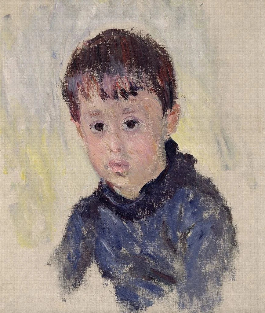 Michel Monet i blå sweater - Claude Monet