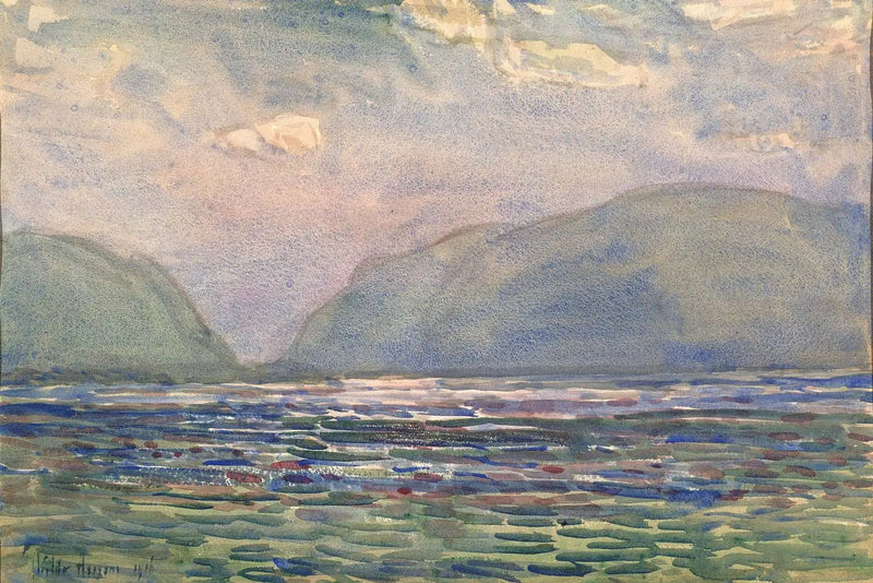 Midi over Newburgh - Childe Hassam
