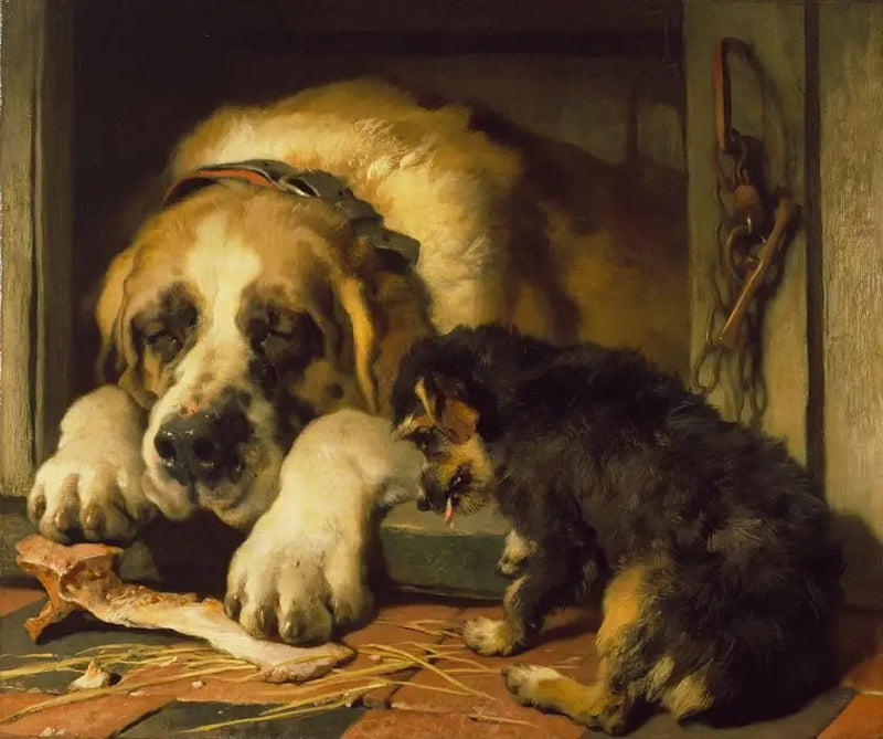 Misligholdte brødkrummer - Edwin Henry Landseer
