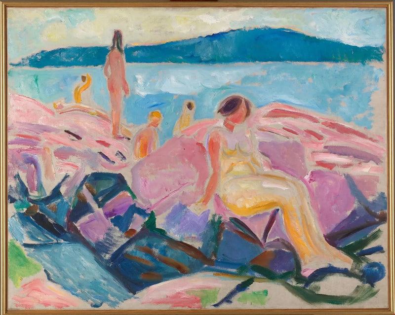 Midt på sommeren - Edvard Munch