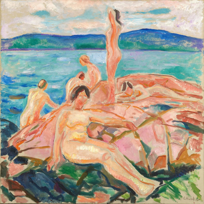 Midt på sommeren - Edvard Munch