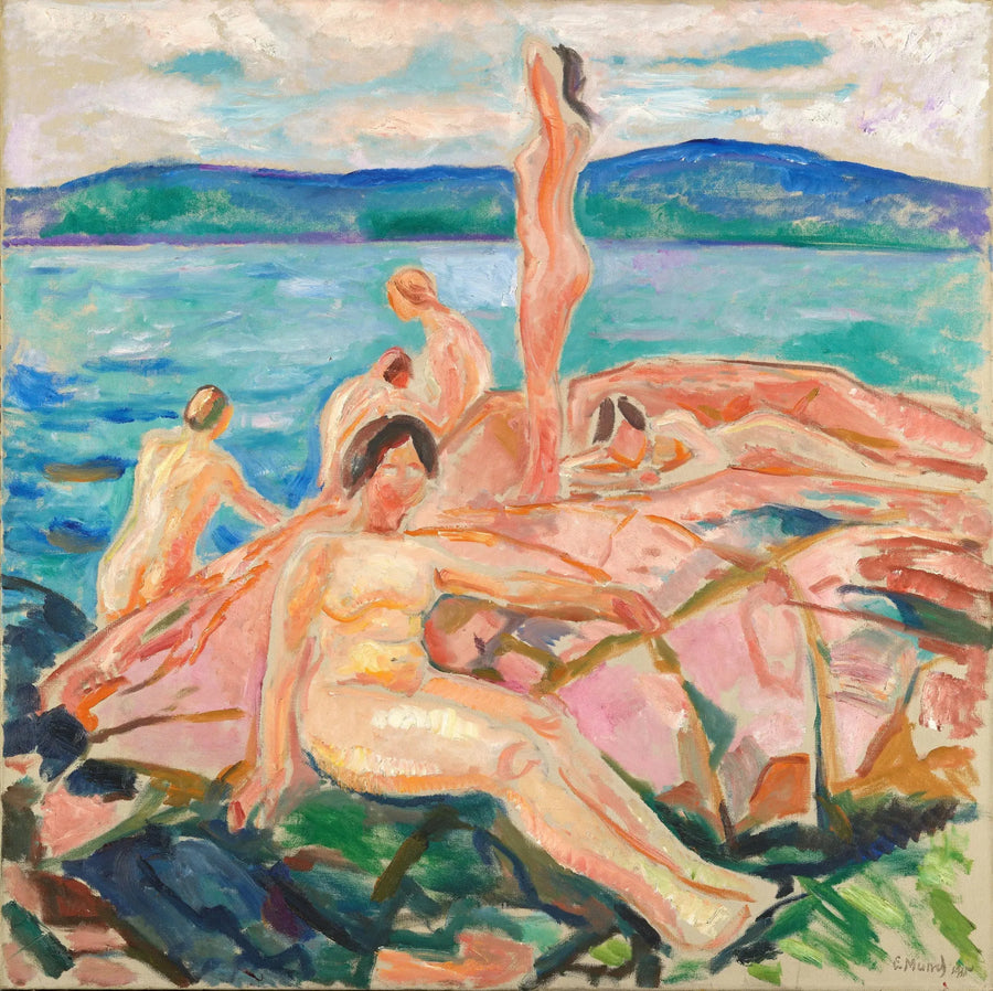 Midt på sommeren - Edvard Munch