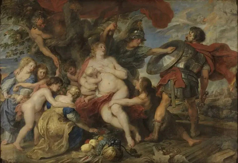 Minerve beskytter Mars' frugtbarhed - Peter Paul Rubens