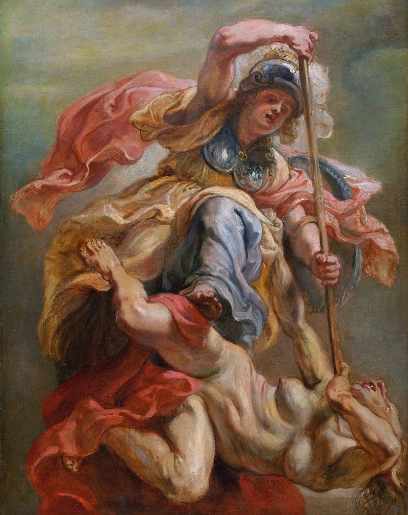 Minerva overvindende uvidenhed - Peter Paul Rubens