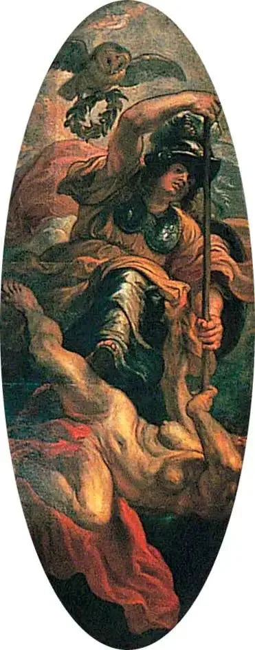 Minerve gennemborer uvidenhed - Peter Paul Rubens