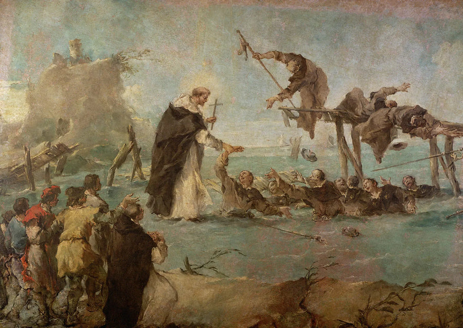 Mirakel af en dominikansk helgen - Francesco Guardi