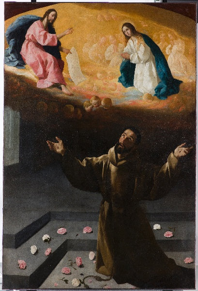 Mirakel af Portioncule - Francisco de Zurbarán