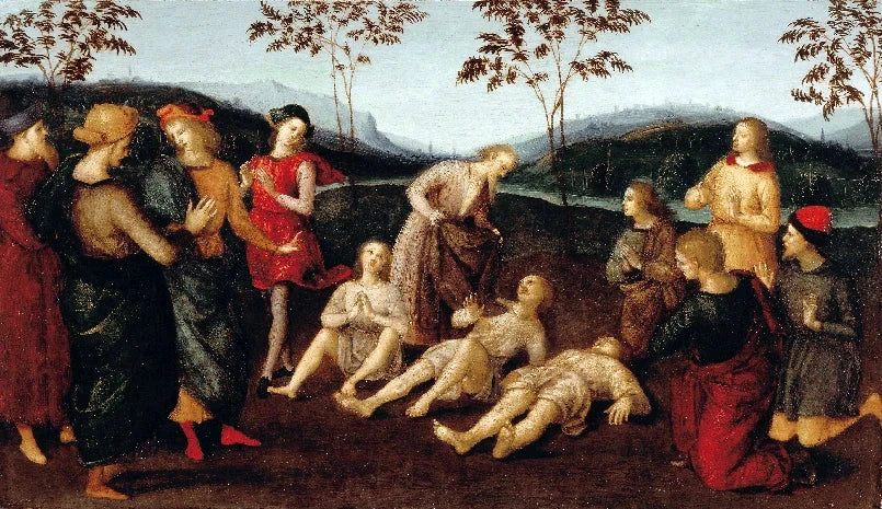 Mirakel af Eusebius af Cremona, omkring 1502-1503 - Raphaël