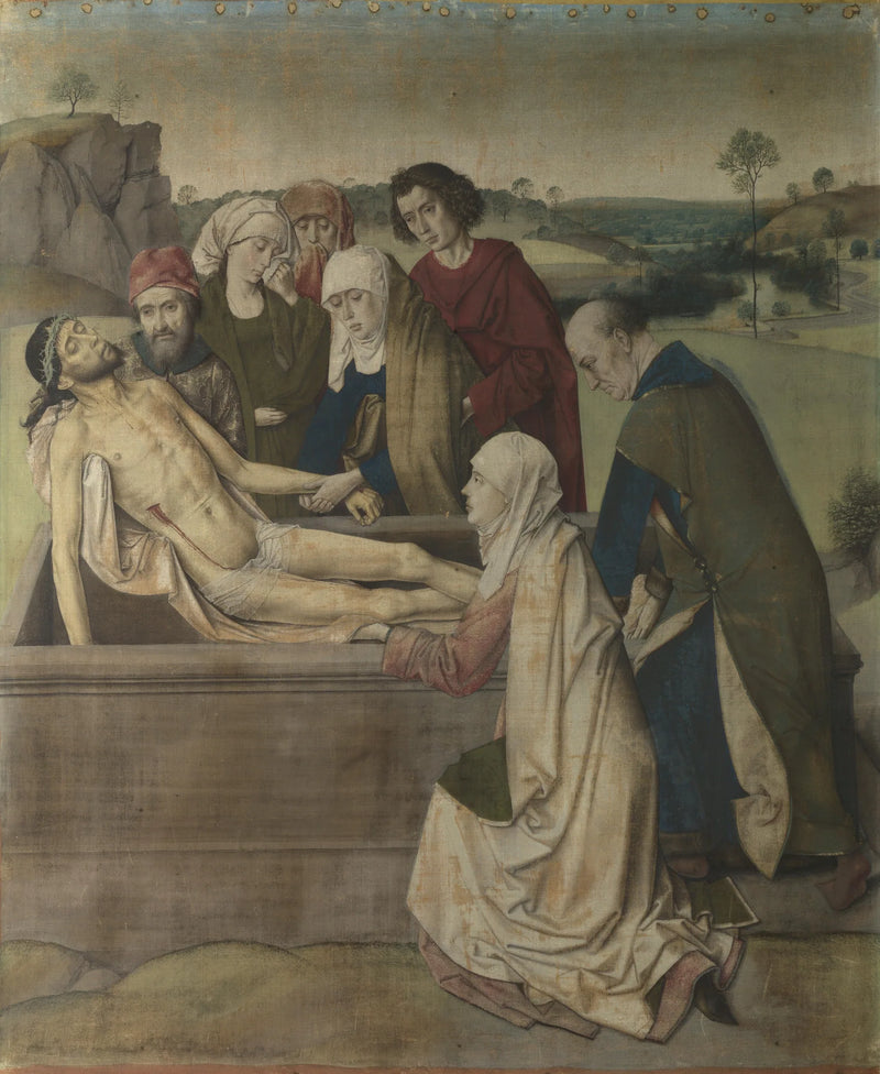 Gravlæggelsen - Dirk Bouts