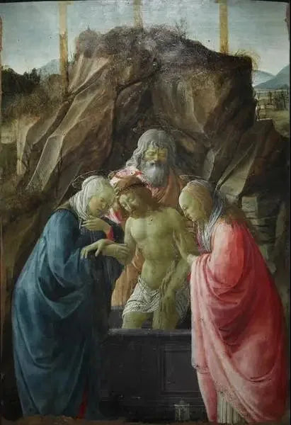 Gravlæggelsen - Filippino Lippi