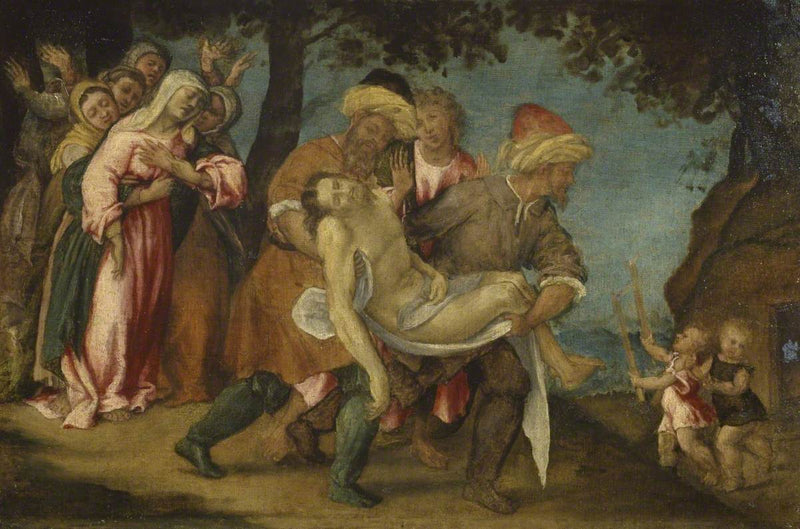 Gravlæggelsen - Lorenzo Lotto