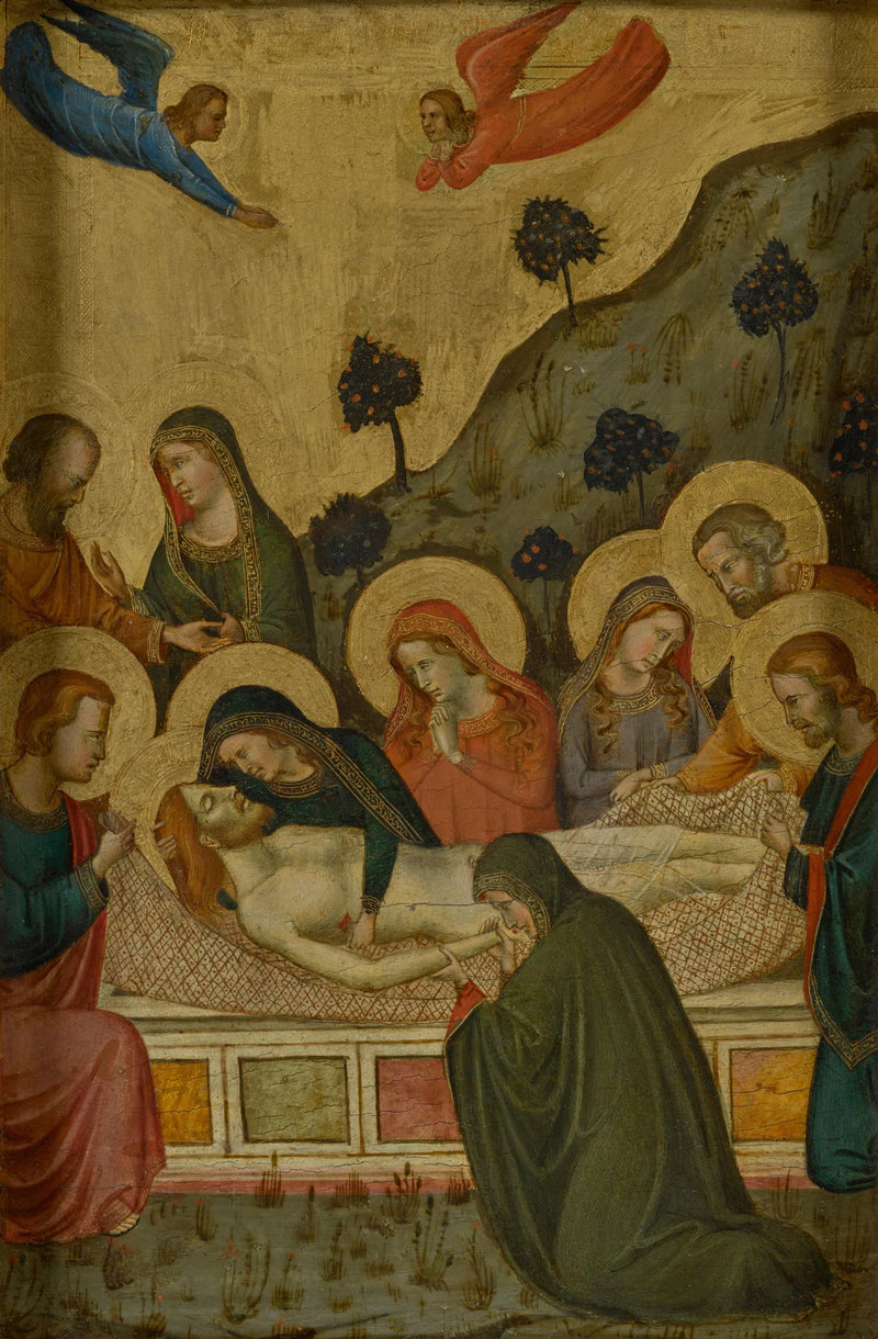 Gravlæggelsen - Mestre af San Martino alla Palma