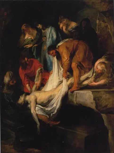 Gravlæggelsen - Peter Paul Rubens