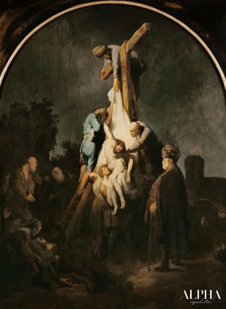 Mise en croix Christ - Rembrandt van Rijn - Reproductions de tableaux et peintures haut de gamme