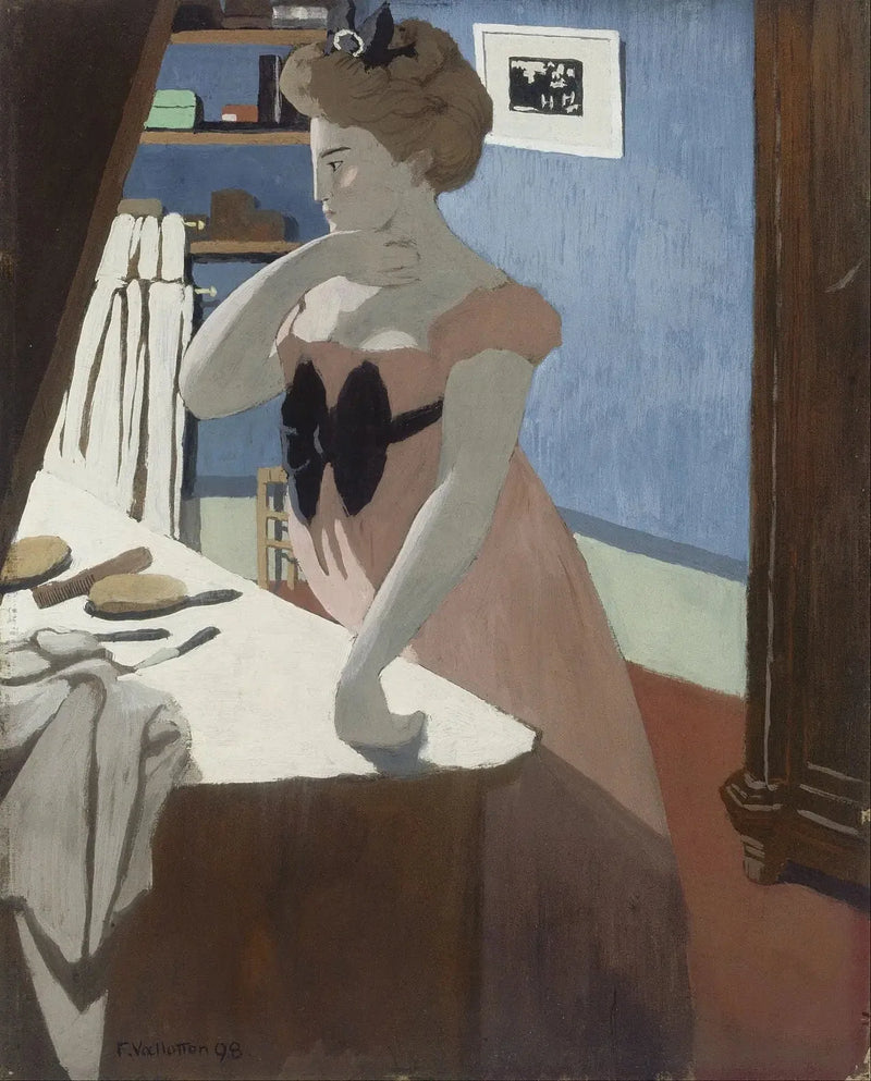 Misia ved sin frisør - Félix Vallotton