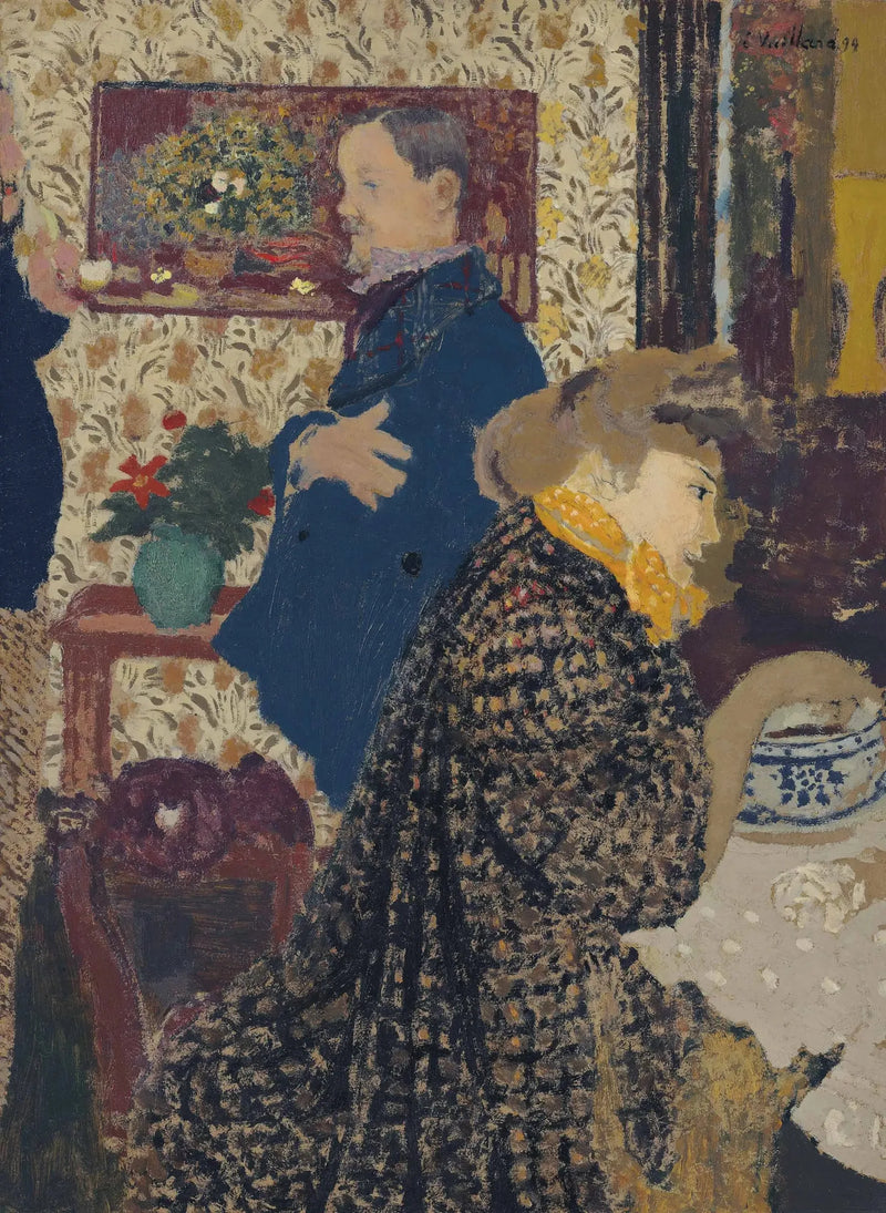 Misia og Vallotton i Villeneuve - Édouard Vuillard