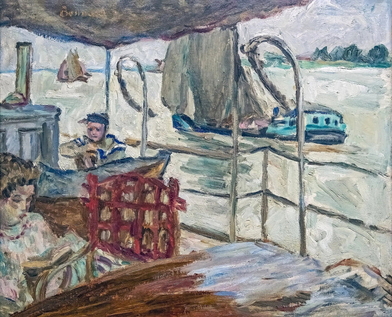 Misia Sert på Edwards' skib - Pierre Bonnard