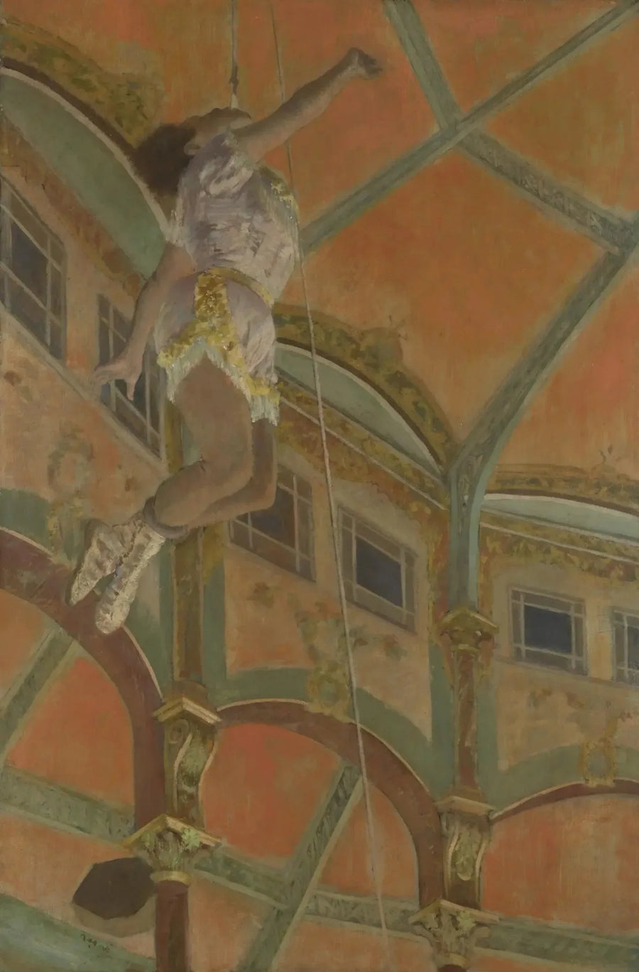 Frøken La La i cirkus Fernando - Edgar Degas