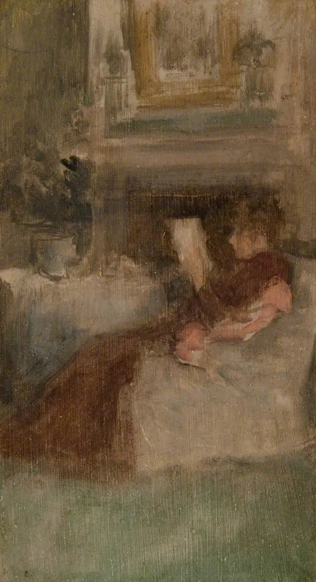 Frøken Ethel Philip Læser - James Abbott McNeill Whistler