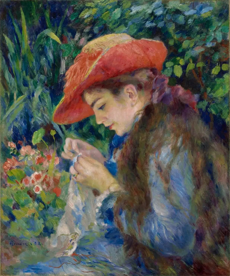 Frøken Marie-Thérèse Durand-Ruel Cousant - Pierre-Auguste Renoir