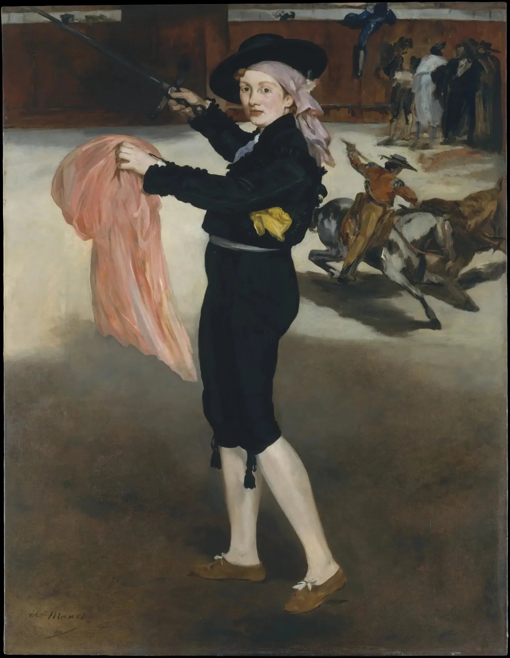 Mlle V. en costume d'espada - Édouard Manet image 1 reproduction d’œuvre d’art à l’huile