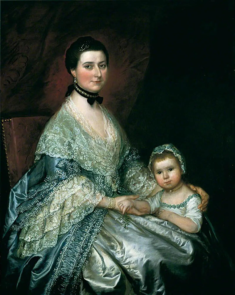 Mme Bedingfield og hendes datter - Thomas Gainsborough