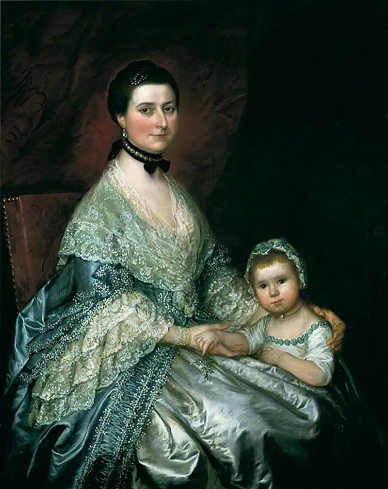 Mme Bedingfield og hendes datter - Thomas Gainsborough