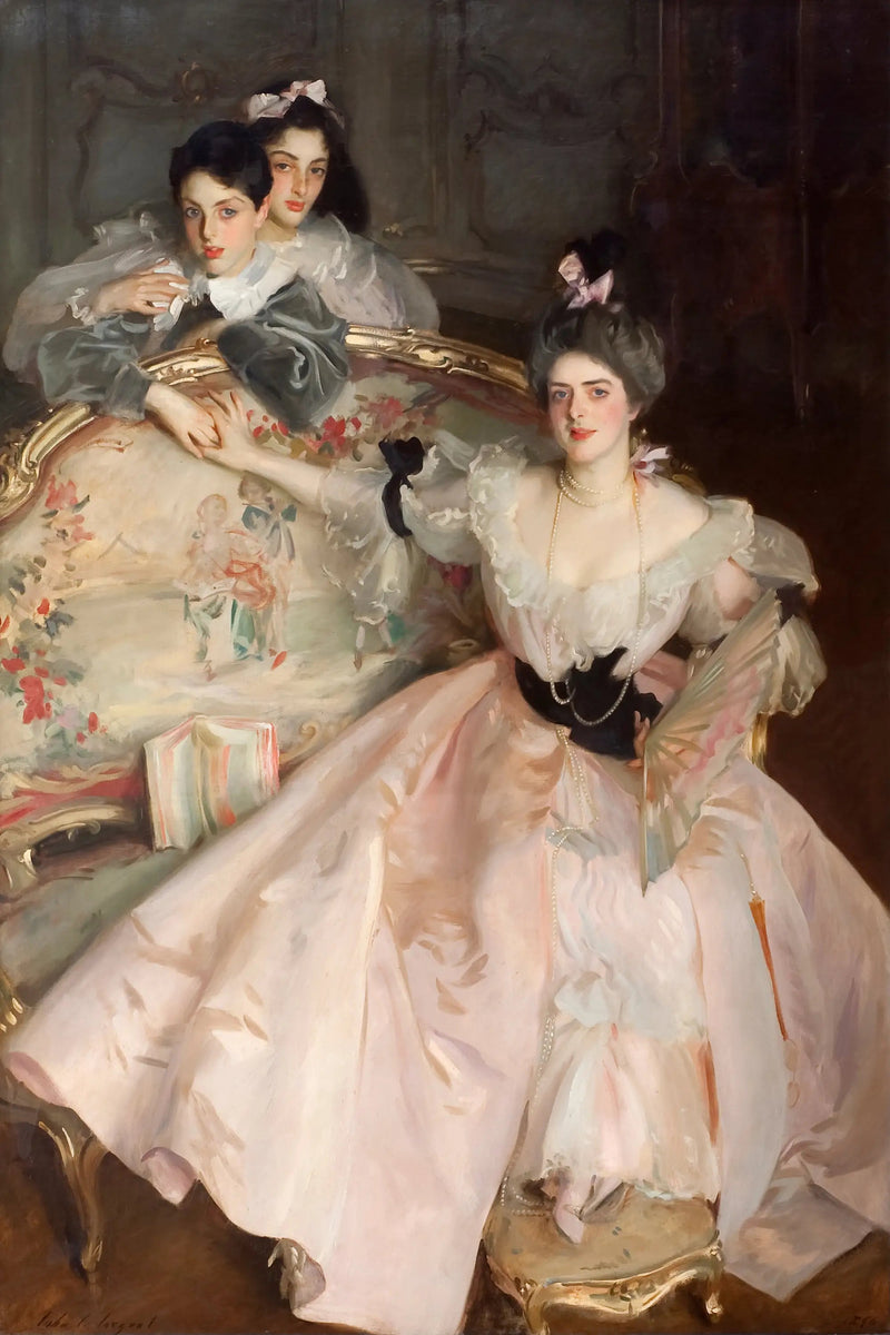 Fru Carl Meyer og hendes børn - John Singer Sargent
