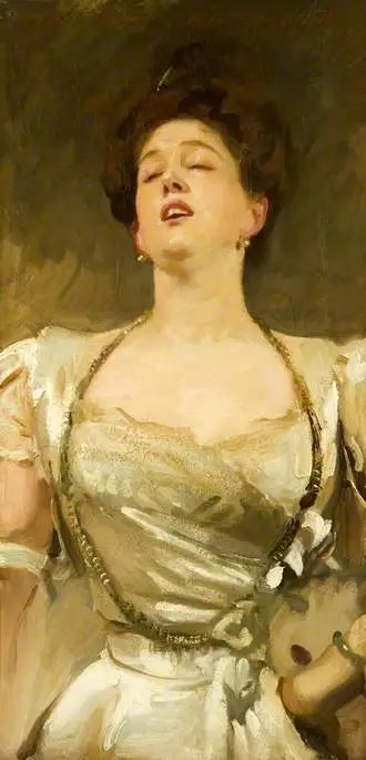 Fru George Batten synger - John Singer Sargent