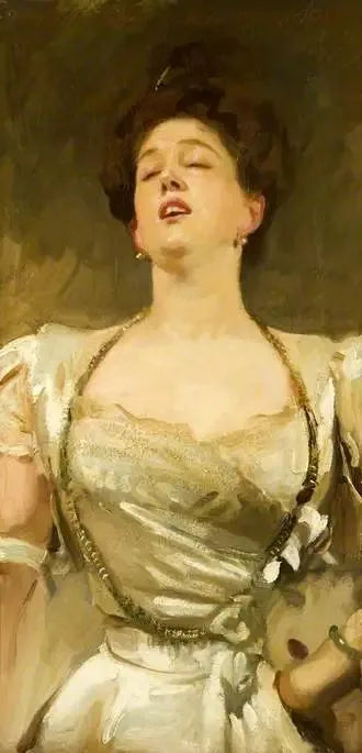 Fru George Batten synger - John Singer Sargent