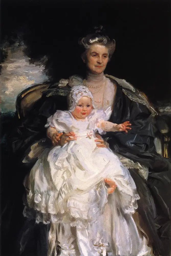 Fru Henry Phipps og hendes barnebarn Winston - John Singer Sargent