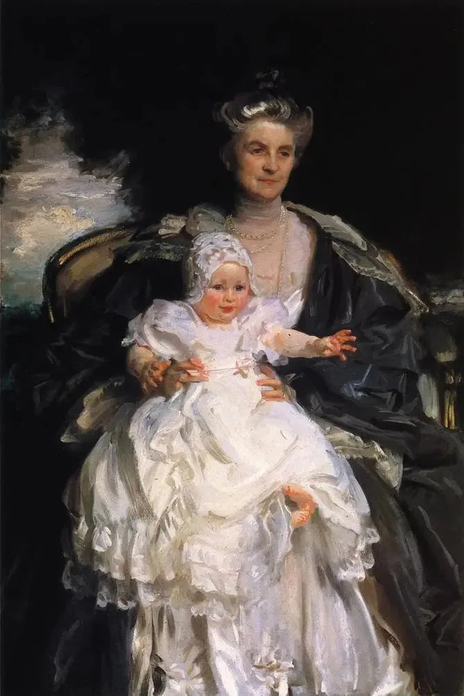 Fru Henry Phipps og hendes barnebarn Winston - John Singer Sargent
